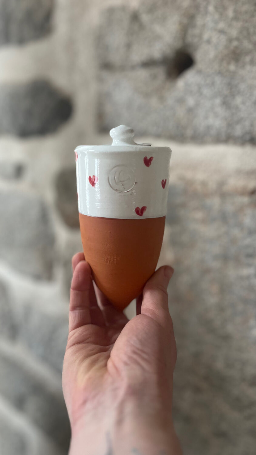 olla à planter coeur 25 cl